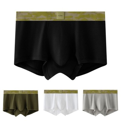Herren Mid Rise Modal Boxershorts atmungsaktiv elastisch weich eng anliegend Unterwäsche
