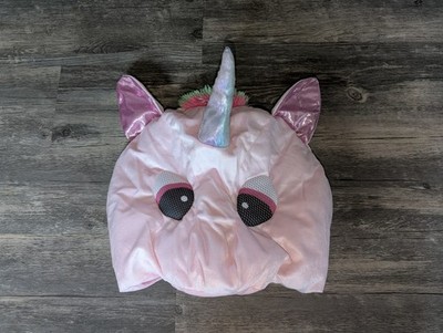 Plush Pink Unicorn Head Mask Unisex Oversized Cosplay Costume Halloween