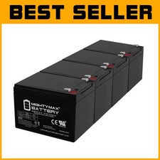 Reliable 12V 12AH Sealed Lead Acid Battery - 4 Pack