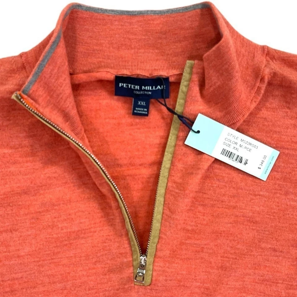 Nuevo con etiquetas Suéter Peter Millar Excursionist Flex 1/4 Cremallera Talla XXL en MSPCE Foto 4 de 4