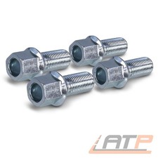 4x RADBOLZEN KUGELBUND M14x1,5x27 FÜR SKODA FABIA KAMIQ OCTAVIA ROOMSTER SCALA