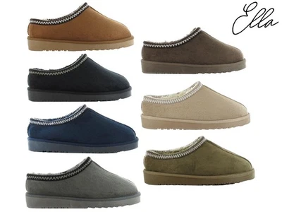 Damen-Slipper aus Kunstfell Ella Comfort Memory Foam Slipper Hausschuhe Geschenk