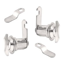 2 Pack 1 Inch Thumb Operated Offset Cam Locks Non-Locking Compartment Lock Latch
