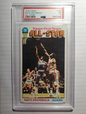 1976-77 Topps - All-Star Nate Archibald #129 PSA 5