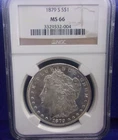 1879-S $1 MORGAN DOLLAR - NGC MS-66