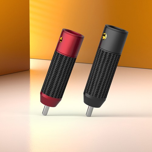 Viborg Pure Solid Silver Carbon Fiber RCA PLUGS CONNECTORS FOR Hifi AUDIO CABLE - Picture 12 of 15