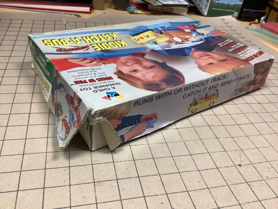 Kiddie Katch-A-Bus. MOTORIZED A Child Guidance Toy 60’s Vintage RARE HTF Japan - Image 4 of 4