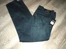 True Religion World Tour Men's Geno Relaxed Slim Denim Jeans Size 36X33 NWT