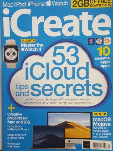 iCreate UK Issue 192 53 iCloud Tips and Secrets Back Up Apple FREE SHIPPING CB - 第 1/1 張圖片