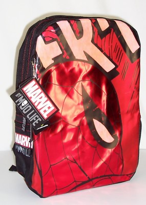 Marvel Spiderman Backpack Book Bag School Mojo Life 17'' NEW