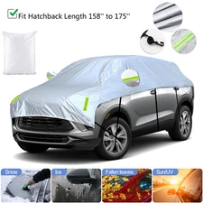 Half Car Cover Outdoor SUV MPV Waterproof Dust Snow Sun Protection All Weather