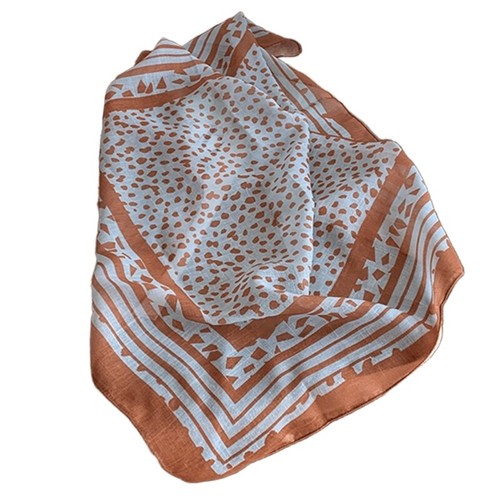 Fashion Flower Neck Scarf Sun Protecting Sweat Wicking Sports Headscarf - Picture 6 of 12