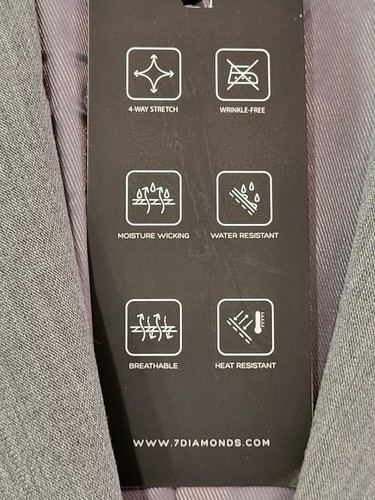 7 Diamonds Tailored Camden Suit Blazer Charcoal Men's M (38-40 R) - Picture 10 of 19