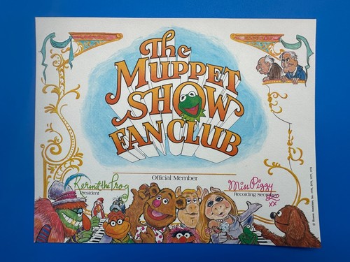 1978 The Muppet Show Fan Club Kit Record, Membership Card, Newsletter, Iron-On + - Picture 5 of 11