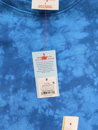 Cat & Jack Boys Girl's Sweatshirt Size S Blue Tie-Dye Pullover NEW - Picture 5 of 14