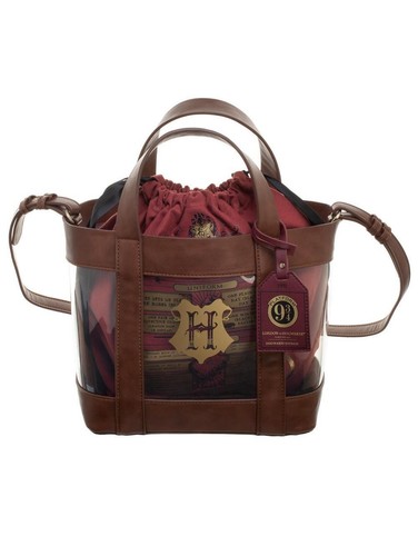 Borsa a mano Harry Potter - Hogwarts School List borsa a tracolla tote - Foto 2 di 6