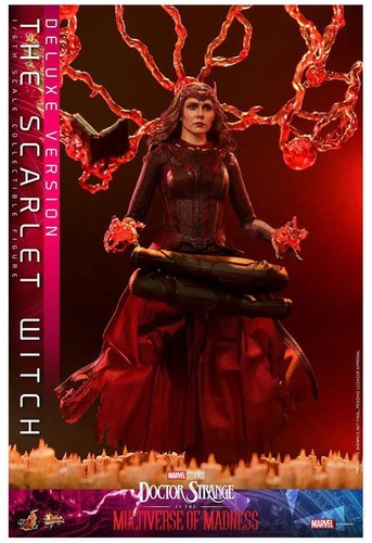 MARVEL Doctor Strange Scarlet Witch Deluxe 1/6 Action Figure 12" MMS653 Hot Toys - Foto 10 di 23