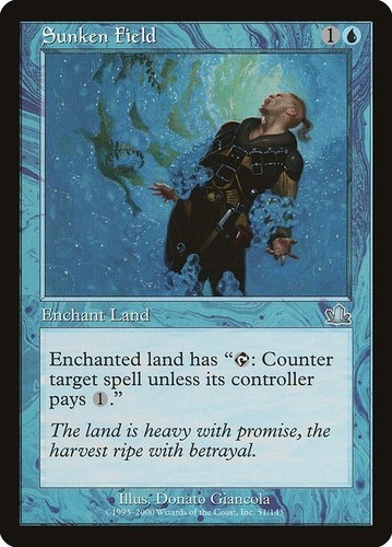 【Cold Foil】Trench of Sunken Treasure Near mint - 1 x Trench of Sunken Treasure - Cold Foil (Extended