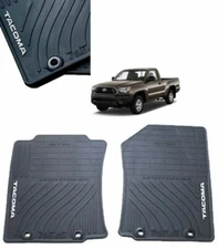 OEM Toyota Tacoma 2012-2015 Front All-Weather Floor Mats Set of 2 