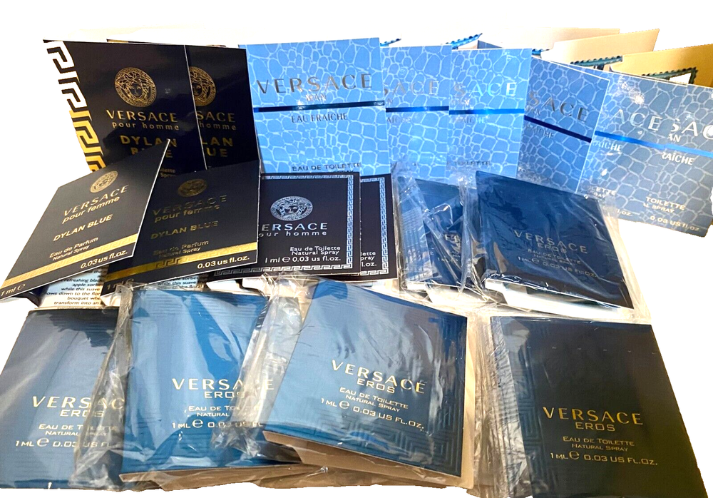 18 x Versace  Erros- Dylan Blue - Versace Man -  Fraiche for Man  Sample Size