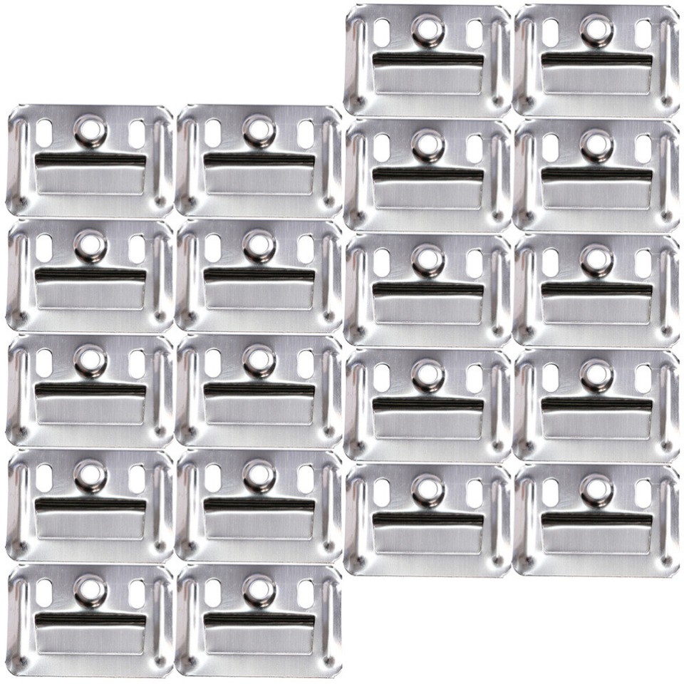 100 Pcs Pvc Wood Wall Panel Metal Buckle Z Clips Furniture Integrated