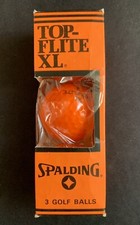 Vintage Spalding Top-Flite XL Extra Long Distance 3 Golf Balls - Made in USA