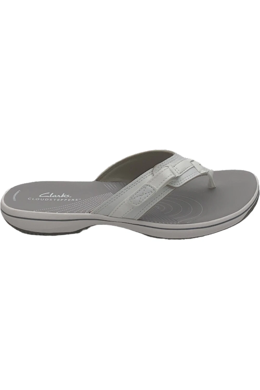 CLOUDSTEPPERS by Clarks sandali sportivi tanga brezza mare bianco