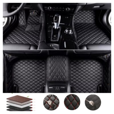 For Mercedes-bens Car Floor Mat Carpets Fit All Models Waterproof Pu Leather Mat