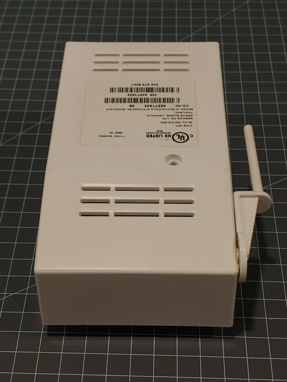 Bernina Activa 125 Sewing Machine Power Supply Module w/ spool holder eBay