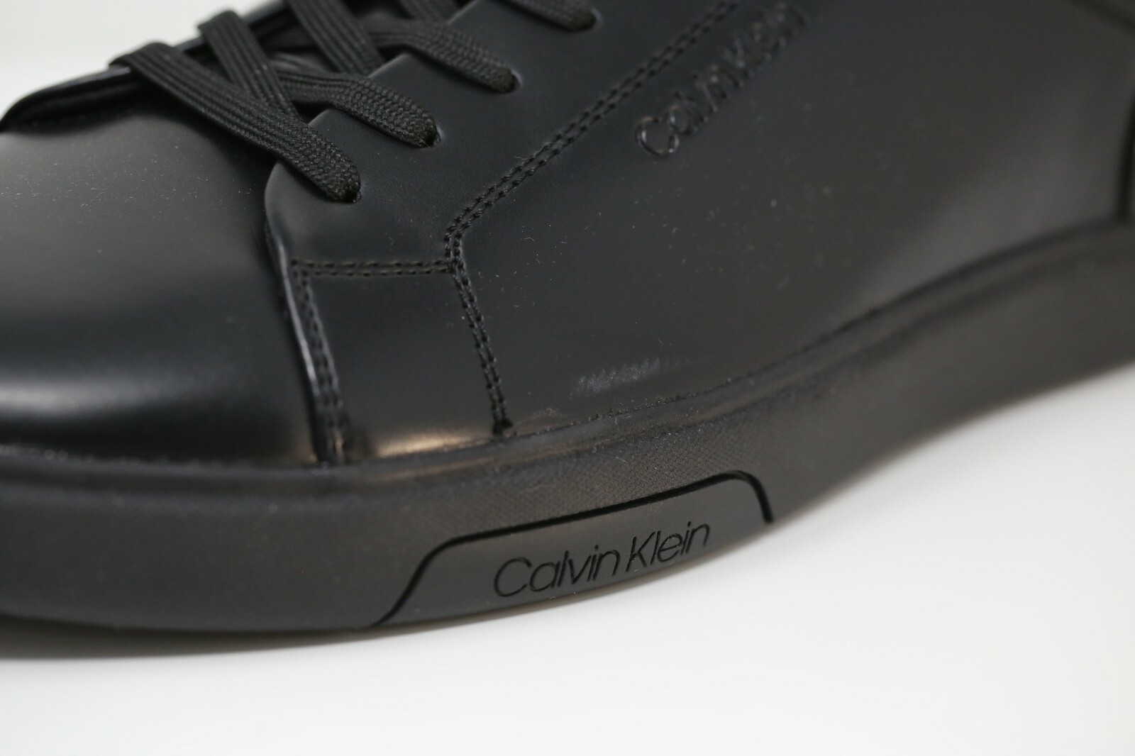 Calvin Klein Grissom Men Trainers Shoes Black Size UK 11 EUR 45 image 5
