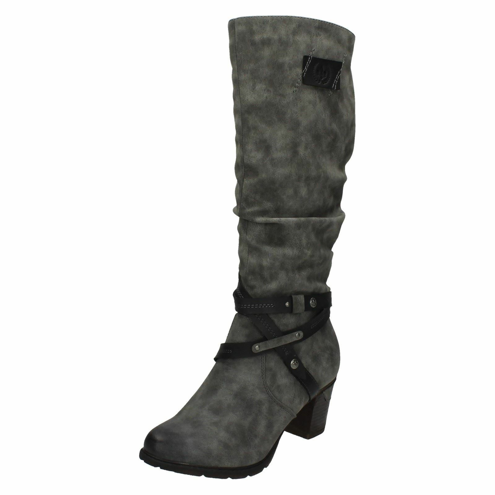 Damas Rieker 96054 botas Forro Caliente con detalle detalle con de correa de imitación b0351b Damas Rieker 96054 botas Forro Caliente con detalle detalle con de correa de imitación b0351b