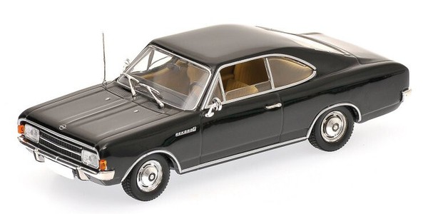 Minichamps 1:43 430046180 Opel Rekord C Coupe 1966 Schwarz Neu Ovp-image
