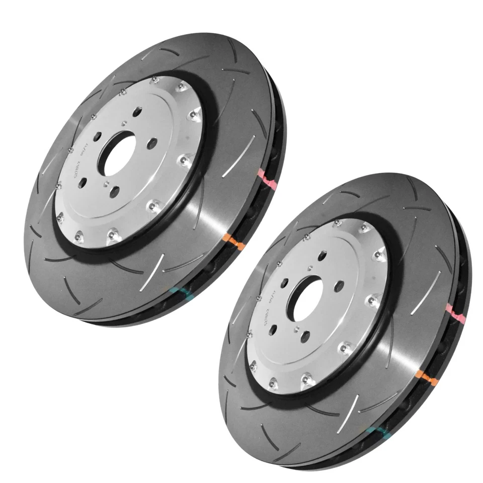 Audi RSQ3 8U Front Brake Discs Grooved 365mm R90 DBA 5000 T3 Slotted 2013-18 x2 - Image 3 of 4