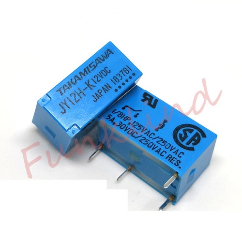 10PCS JY12H-K 12VDC JY-12H-K Power Relay 5A 12VDC 4 Pins