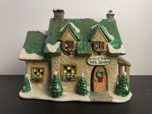 Santa’s Workbench Collection Sense of Thyme Herb Shoppe W/ Box 2001 Christmas - Picture 2 of 13