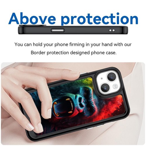 For Samsung S21 S22 S23 S24 Ultra FE Anti scratch Case colorful gorilla art head - 第 19/25 張圖片