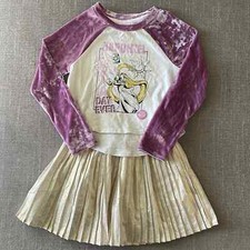 Disney Rapunzel shirt and skirt set Size 4