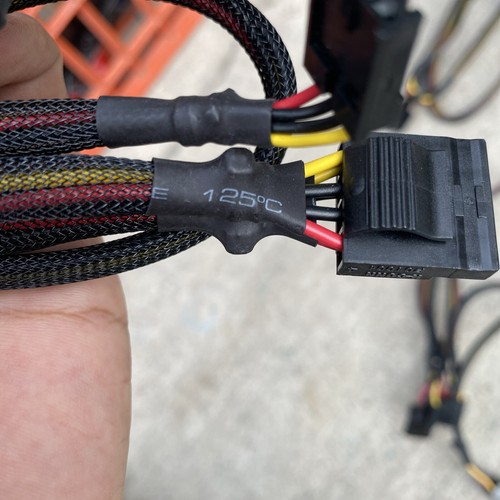Spare PC Computer Setup Power Cables 8pin to Dual 8pin (PARTS) Lot FAST SHIPPING - Picture 6 of 19