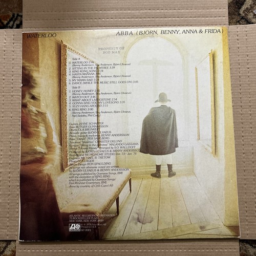 ABBA (Björn, Benny, Anna & Frida) "Waterloo" -Atlantic SD 18101 DJ Promo LP - Picture 3 of 5