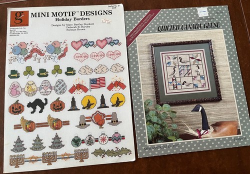 Lot of 9 Cross Stitch & Craft Pattern Booklets Christmas Graphworks Mini Motifs - Picture 5 of 9