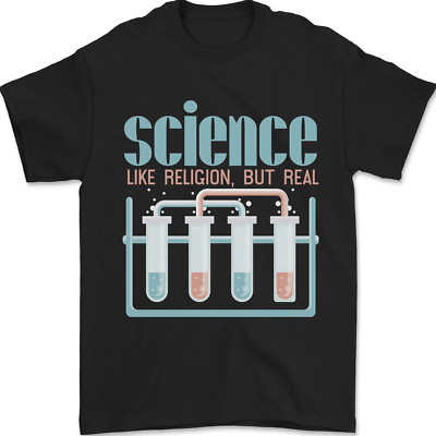 Science Like Religion Atheist Evolution Herren T-Shirt 100% Baumwolle