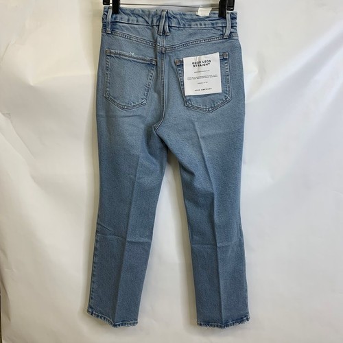 Pantalones de mezclilla rectos Good American Good Legs para mujer talla 4/27 índigo - Imagen 8 de 8