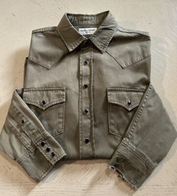 サンローラン DISTRESSED DENIM MILITARY SHIRT s-l400.jpg