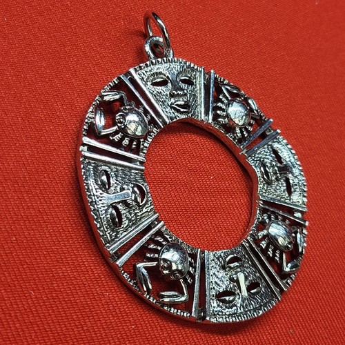 Cancer Zodiac Sign Pendant Silver Tone Premier Designs Costume Jewelry - Picture 8 of 9