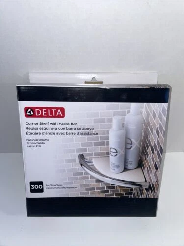 Delta Chrome Bathroom Shelves
