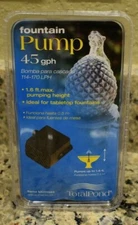 Total Fountain Waterfall Pump MD11045  45 GPH / 114/170 LPH pumps up to 1.6 Ft.