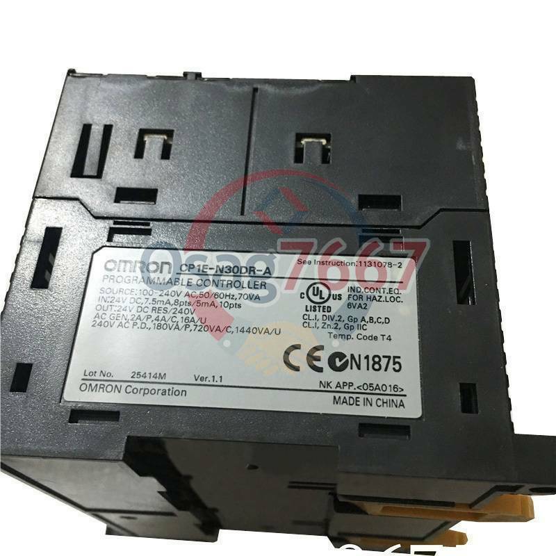 1PC OMRON CP1E-N30DR-A Programmable Controller Used | eBay 1PC OMRON CP1E-N30DR-A Programmable Controller Used | eBay