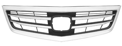 fur HONDA ACCORD 2013- STOßSTANGE GRILL KÜHLERGRILL VORNE MITTE CHROM SCHWARZ