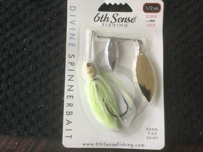 6th Sense Divine Spinnerbait NEW 1/2 oz Screw lock