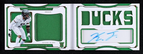 2022 Panini National Treasures Collegiate Kayvon Thibodeaux #SB-KTH